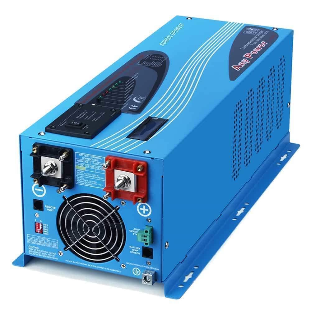 Sungold Power 2000W DC 12V Pure Sine Wave Inverter With Charger