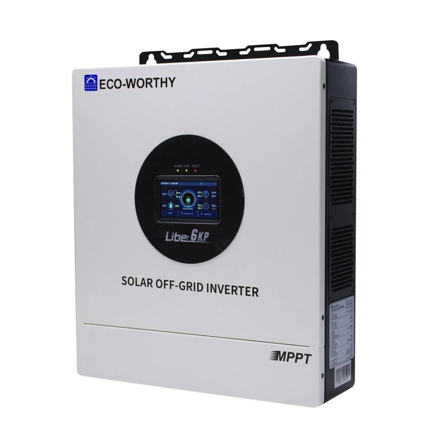 ECO-WORTHY 6KW Solar Off-grid Split-phase AIO Inverter, 48Vdc to 120Vac/240Vac, 9kW@500V PV Input