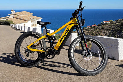 Vitilan T7PRO Full Suspension Mountain E-bike