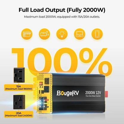 BougeRV 12V 400 Watt Arch Pro Solar System Kit