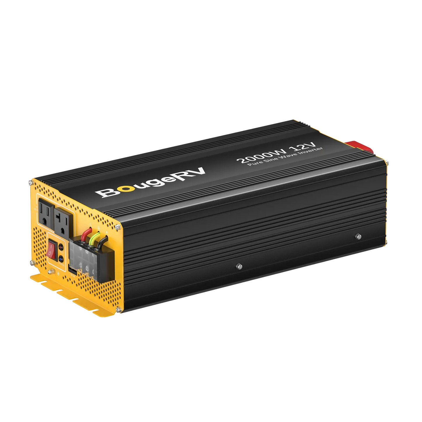 BougeRV 2000W 12V Pure Sine Wave Inverter with Bluetooth