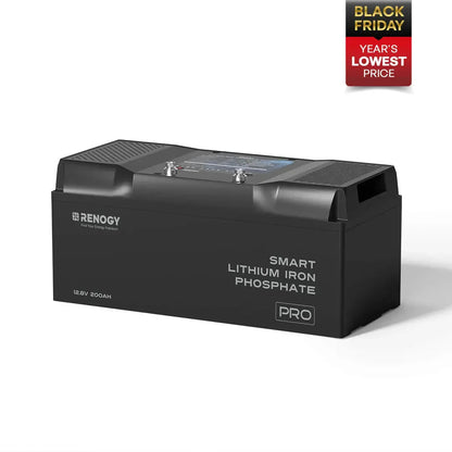 Renogy Pro - 12V 100Ah/200Ah Smart LiFePO4 Battery w/ Bluetooth & Self-Heating