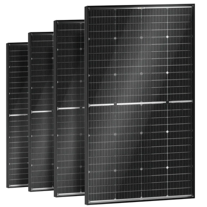 BougeRV 16BB N-Type 12V/24V 100 Watt Bifacial Solar Panel