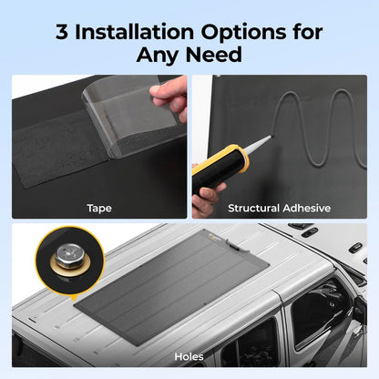 BougeRV 12V 400 Watt Arch Pro Solar System Kit
