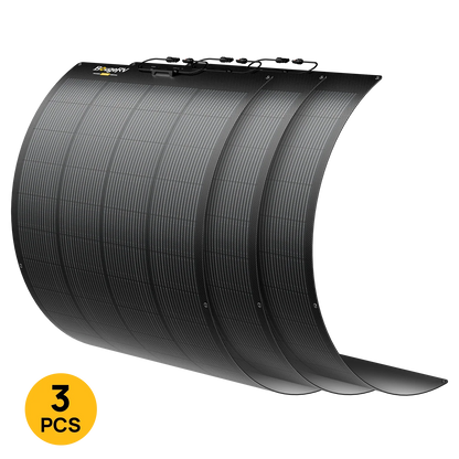 BougeRV Arch Pro 200W N-Type TOPCon Flexible Solar Panel (12V/24V Compatible)