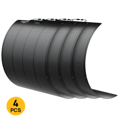 BougeRV Arch Pro 200W N-Type TOPCon Flexible Solar Panel (12V/24V Compatible)