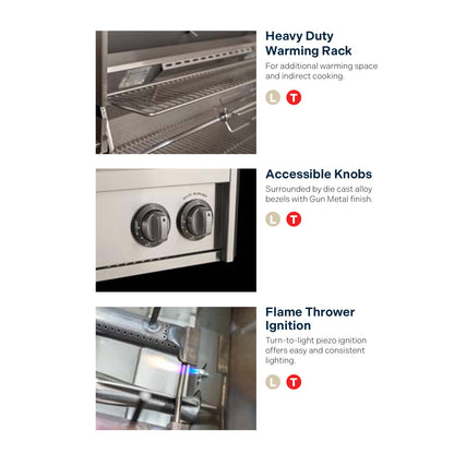 AOG 30" Built-In "T" Series Gas Grill
