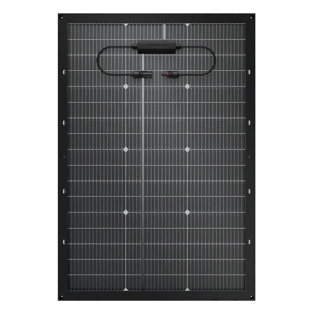 BougeRV 16BB N-Type 12V/24V 100 Watt Bifacial Solar Panel