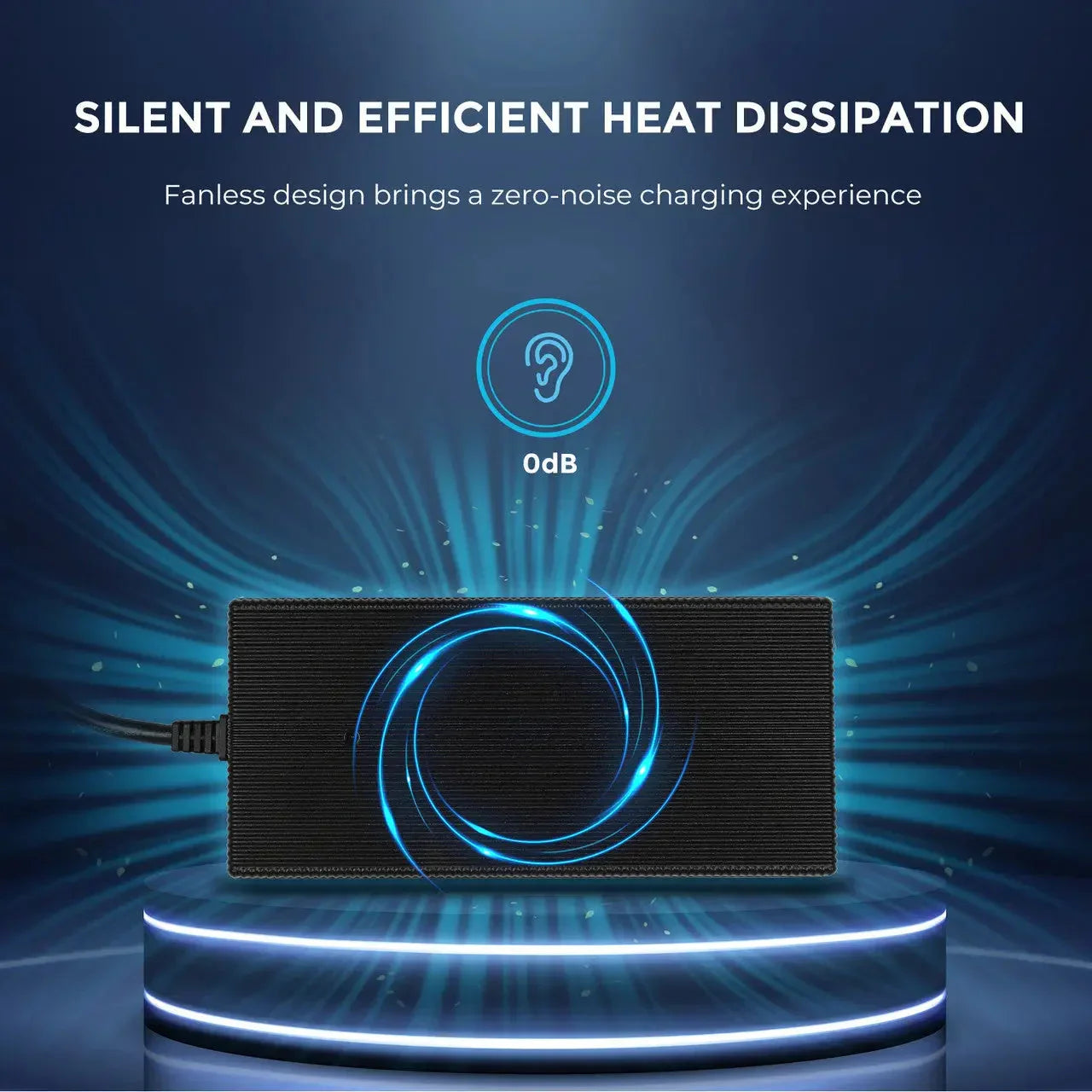 Renogy 12V 20A/24V 10A AC-to-DC LFP Portable Battery Charger