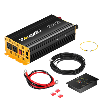 BougeRV 12V 200 Watt Rigid Solar System Kit