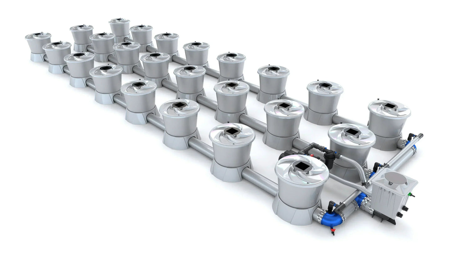 Alien Hydroponics - V-SYSTEM 24 Pot 3 Row Kit