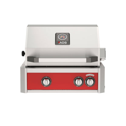 AOG 24-Inch L-Series Built-In Propane Grill with Lights & Rotisserie