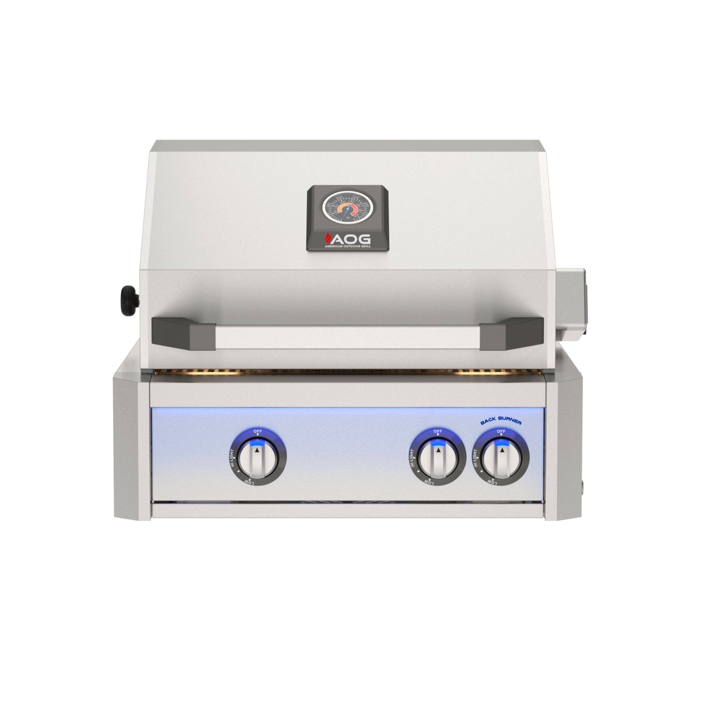 AOG 24-Inch L-Series Built-In Propane Grill with Lights & Rotisserie