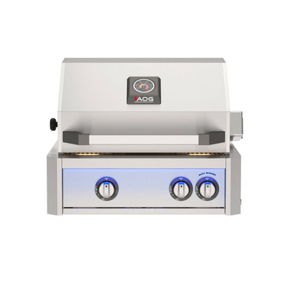AOG 24-Inch L-Series Built-In Propane Grill with Lights & Rotisserie