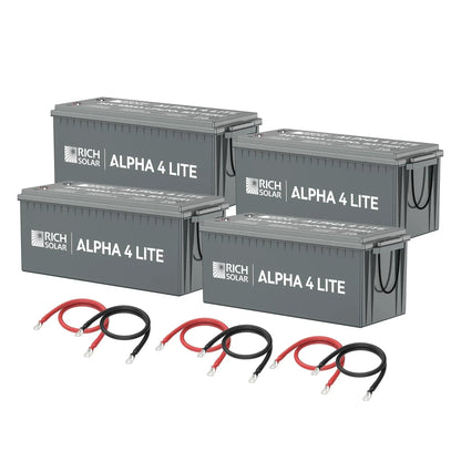 Rich Solar - 24V - 400AH - 10.2kWh Lithium Battery Bank