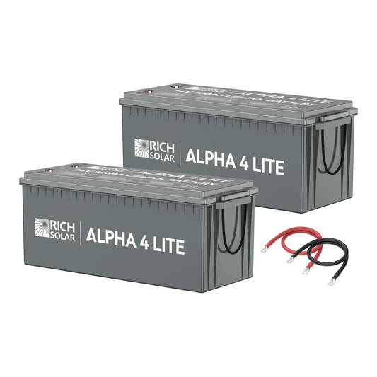 Rich Solar - 24V - 200AH - 5.1kWh Lithium Battery Bank