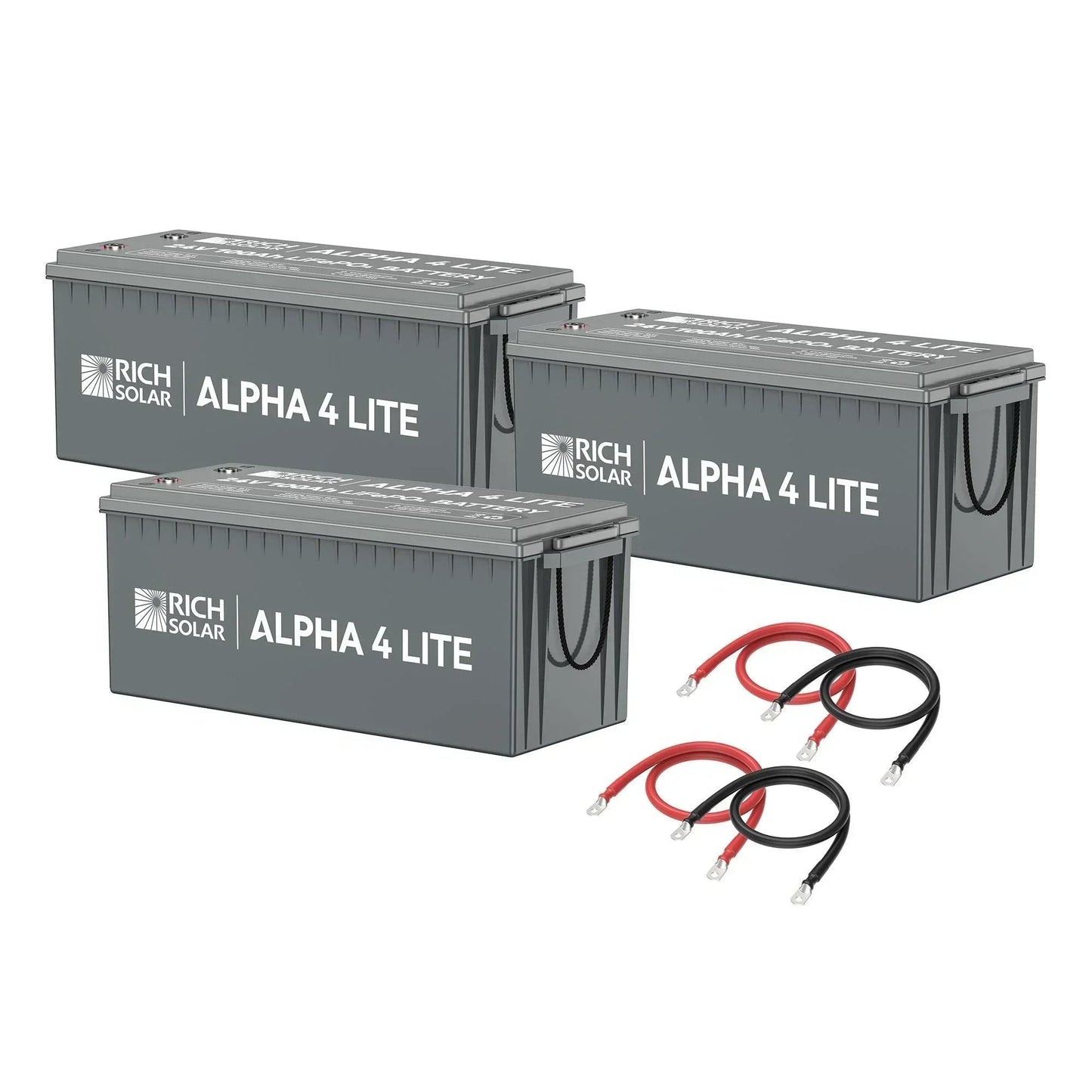 Rich Solar - 24V - 300AH - 7.6kWh Lithium Battery Bank