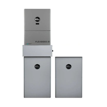 EG4 Hybrid Power Kit | 16kW 120/240V Output 48VDC - 28.6kWh System Bundle | EG4 FlexBOSS21 Hybrid Inverter + 2 x EG4 PowerPro Wallmount Outdoor Battery
