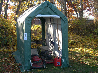 Rhino Shelter | 5'Wx10'Lx8'H Storage Shed