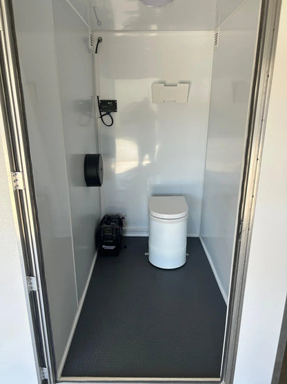 TinyJohn Single Portable Restroom with Waterless Incinerating Toilet
