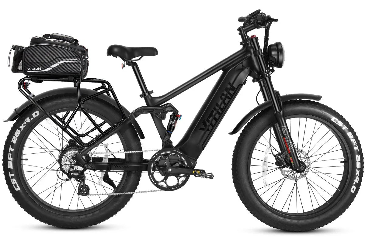 Vitilan T7PRO Full Suspension Mountain E-bike