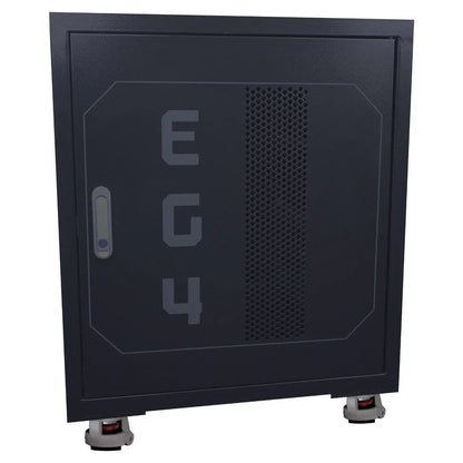 EG4 Enclosed Battery Rack [Pre-Assembled] | 3 Slot | Wheels Included