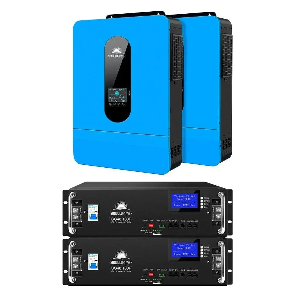 Sungold Power 13000W 48V Solar Charge Inverter Split Phase + Wifi Monitor (2 Units Parallel)