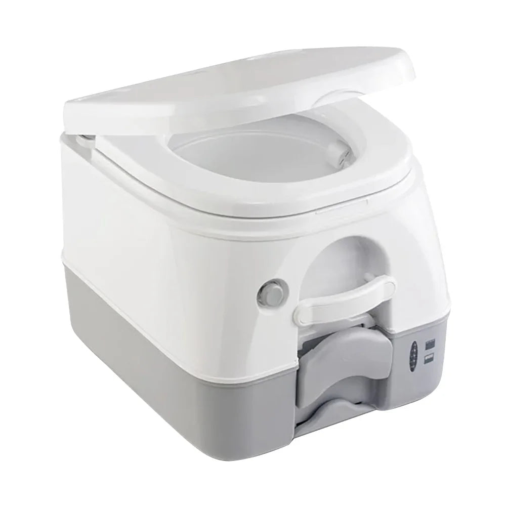 Dometic 974 Portable Toilet w/Mounting Brackets -2.6 Gallon - Grey  [301097406]