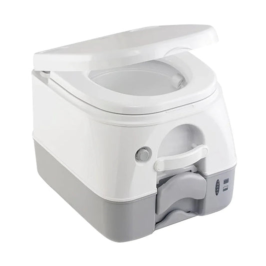 Dometic 974 Portable Toilet w/Mounting Brackets -2.6 Gallon - Grey  [301097406]