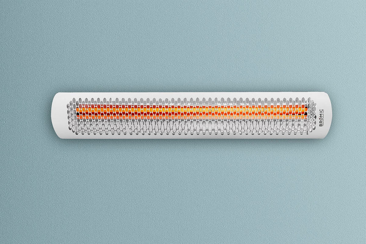 Bromic Heaters Tungsten Smart-Heat 4000 Watt Radiant Infrared Outdoor Electric Heater | White | 240V