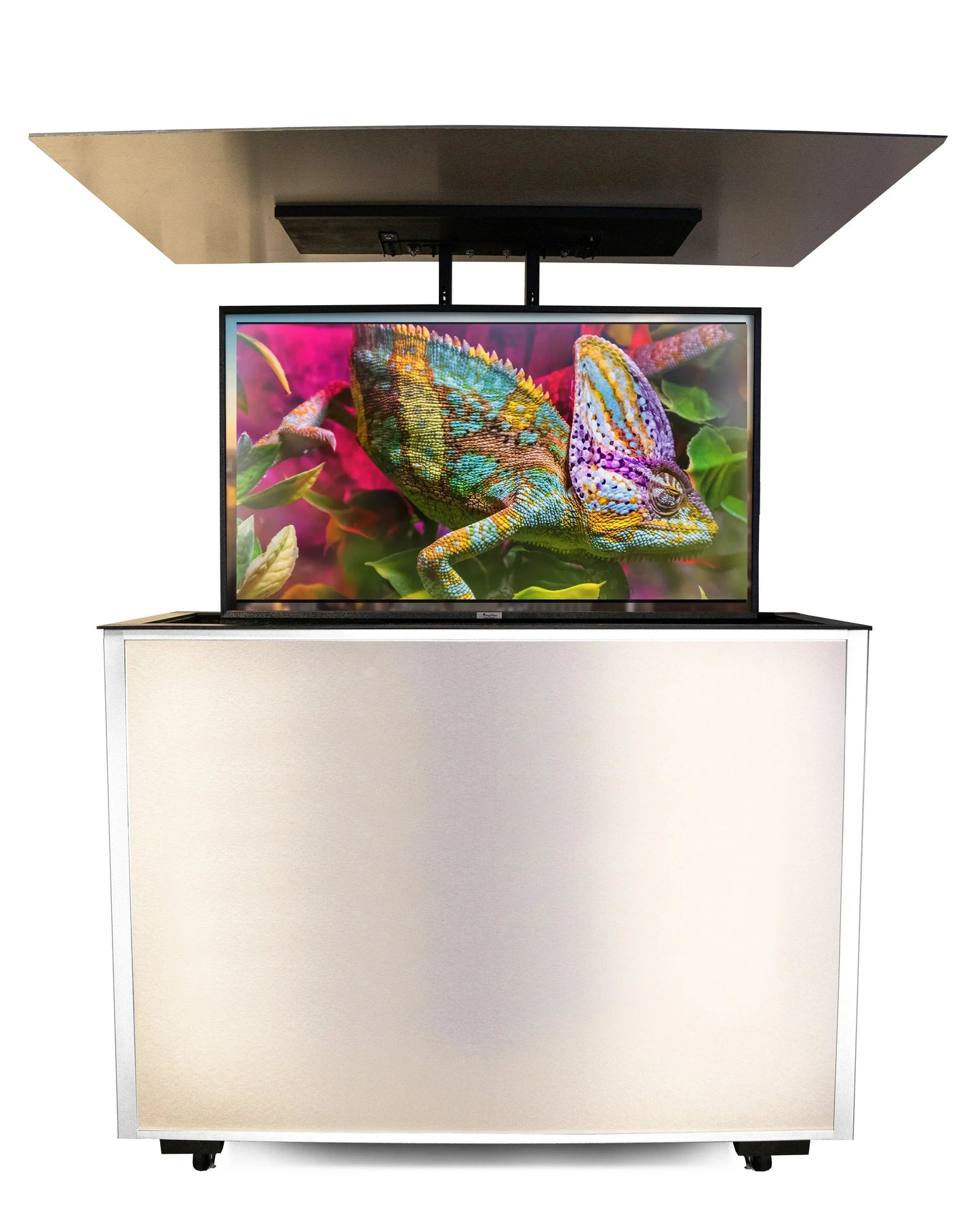 MirageVision 85" Outdoor TV Premium Lift Cabinet