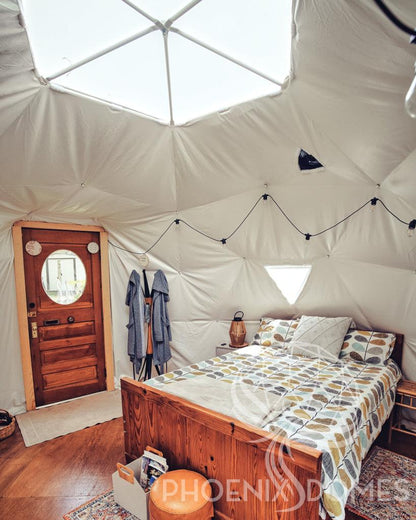4-Season DELUXE Glamping Package Dome - 16'/5m - Phoenix Domes
