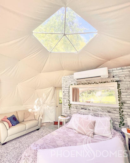 4-Season DELUXE Glamping Package Dome - 20'/6m - Phoenix Domes