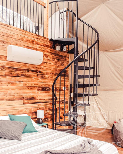 4-Season DELUXE Glamping Package Dome - 26'/8m - Phoenix Domes