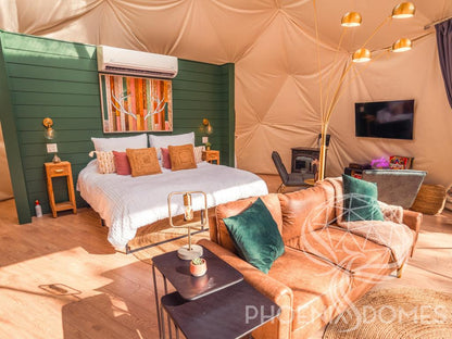 4-Season DELUXE Glamping Package Dome - 26'/8m - Phoenix Domes