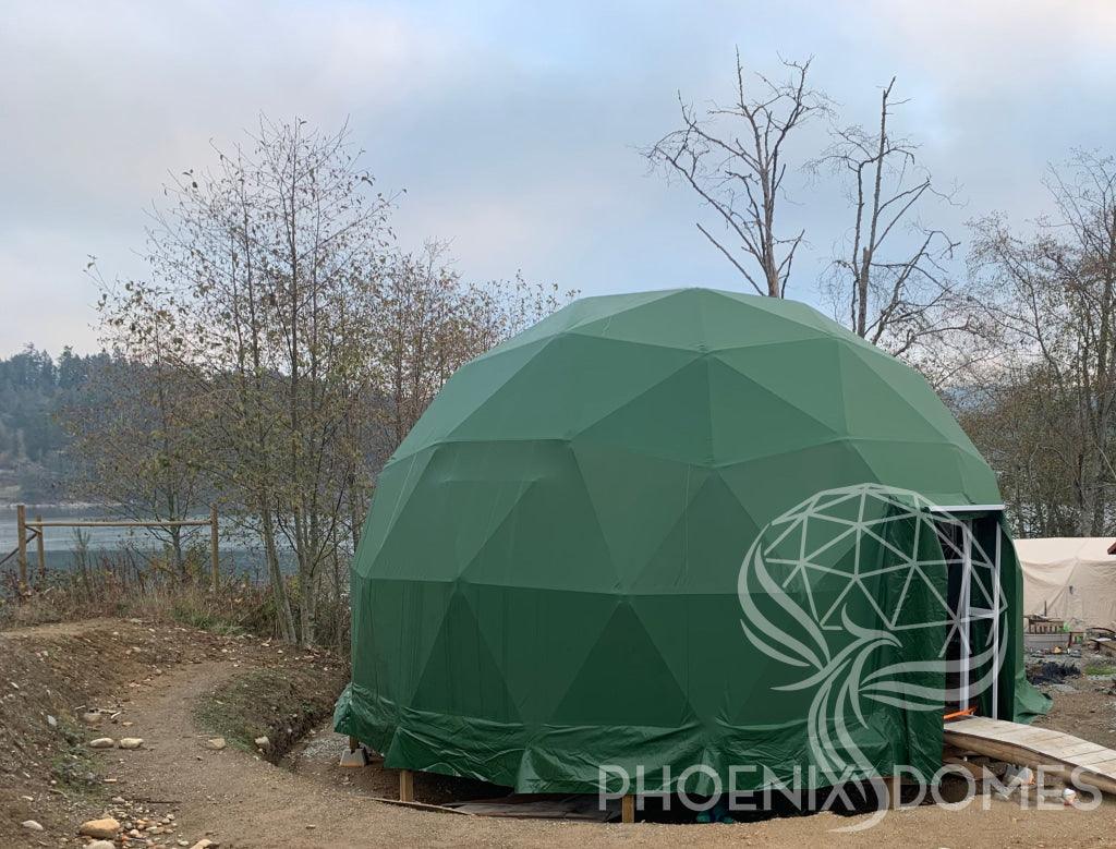 4-Season DELUXE Glamping Package Dome - 26'/8m - Phoenix Domes