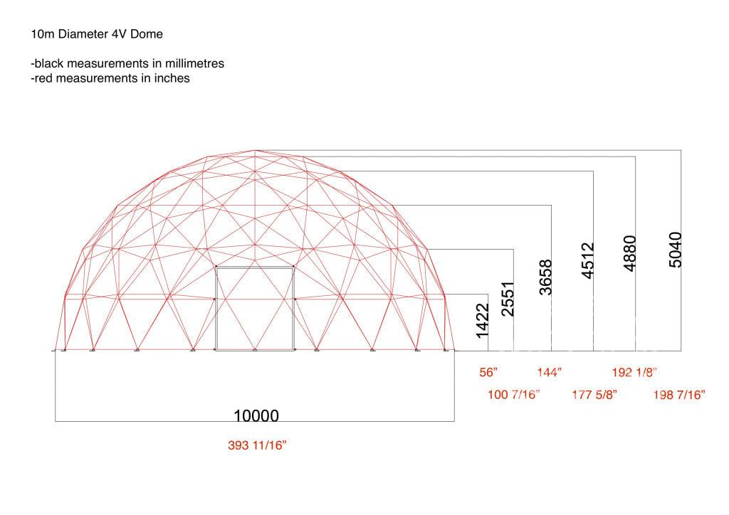 4-Season DELUXE Glamping & Yoga Package Dome - 30'/9m - Phoenix Domes