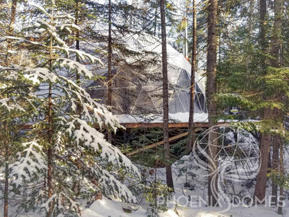 4-Season DELUXE Glamping & Yoga Package Dome - 30'/9m - Phoenix Domes