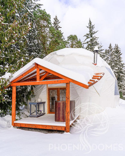 4-Season DELUXE Glamping & Yoga Package Dome - 30'/9m - Phoenix Domes