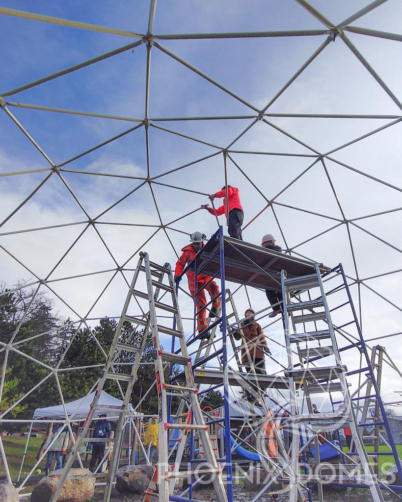 4-Season DELUXE Glamping & Yoga Package Dome - 30'/9m - Phoenix Domes