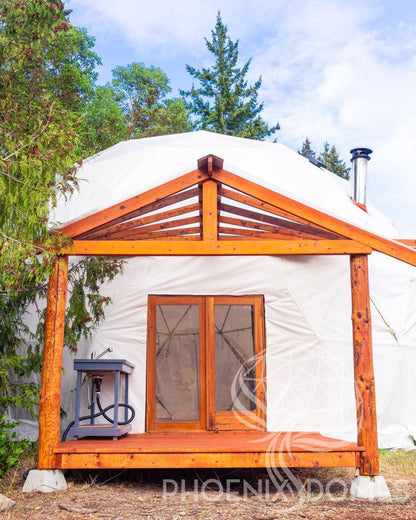 4-Season DELUXE Glamping & Yoga Package Dome - 30'/9m - Phoenix Domes