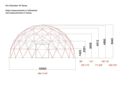 4-Season DELUXE Glamping & Yoga Package Dome - 33'/10m - Phoenix Domes