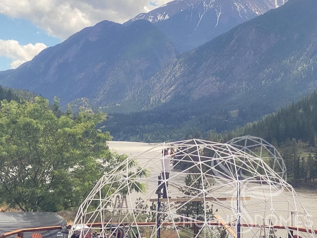 4-Season DELUXE Glamping & Yoga Package Dome - 33'/10m - Phoenix Domes