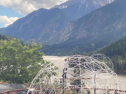 4-Season DELUXE Glamping & Yoga Package Dome - 33'/10m - Phoenix Domes