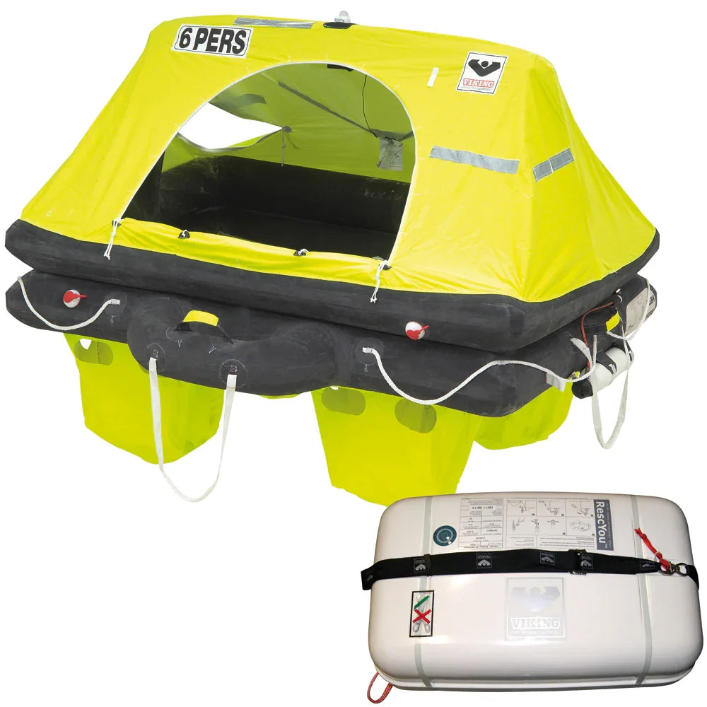 VIKING RescYou Liferaft 8 Person Container Offshore Pack [L008U00785AMD]