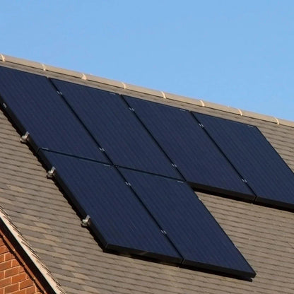 Nature's Generator 410 Watt Monocrystalline Solar Panel (2 Pack) With Solar Panel Mount Rack