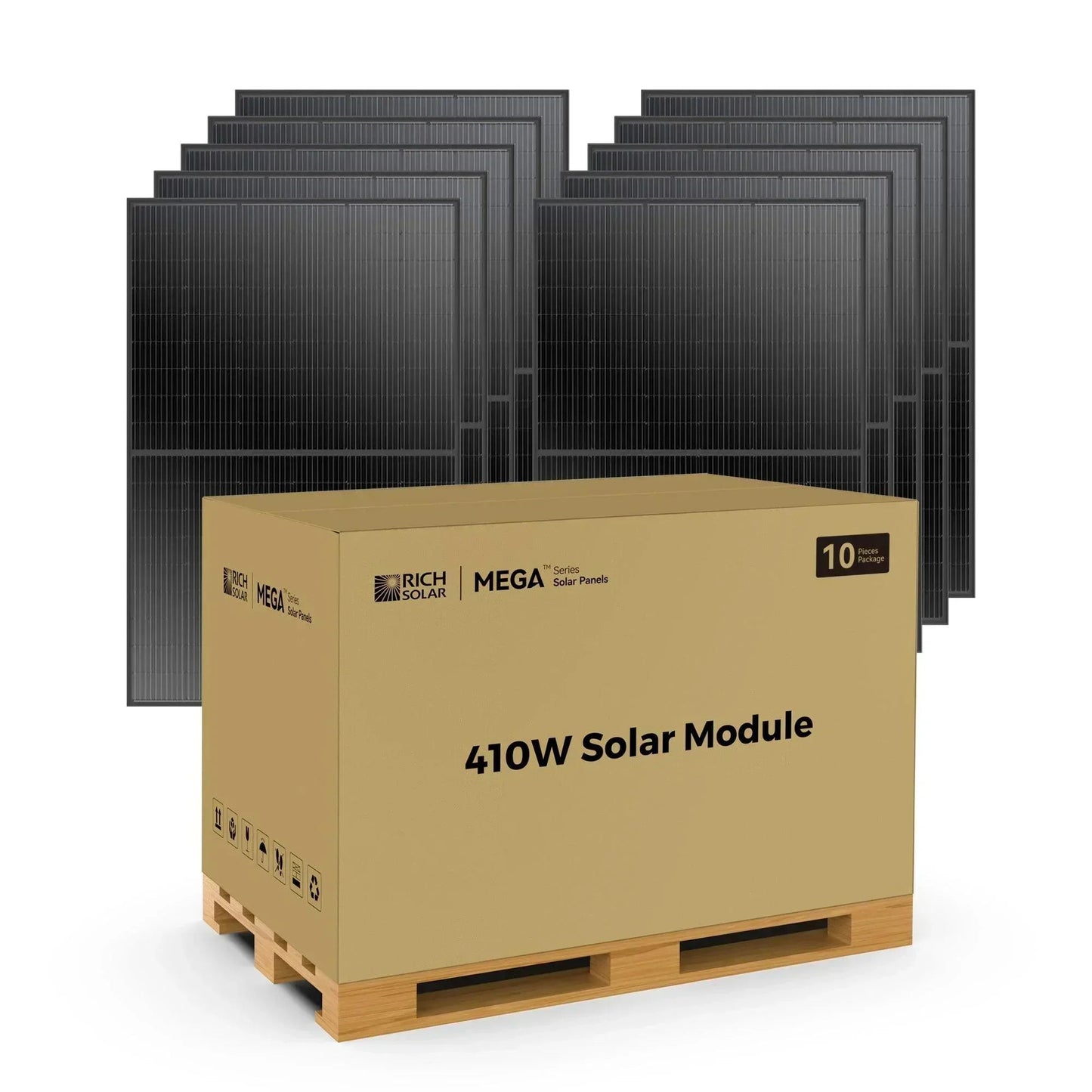 Rich Solar MEGA 410 Watt Solar Panel | Premium Grid-tie or Off-grid Solar Panel for Residential, Commercial, Agriculture