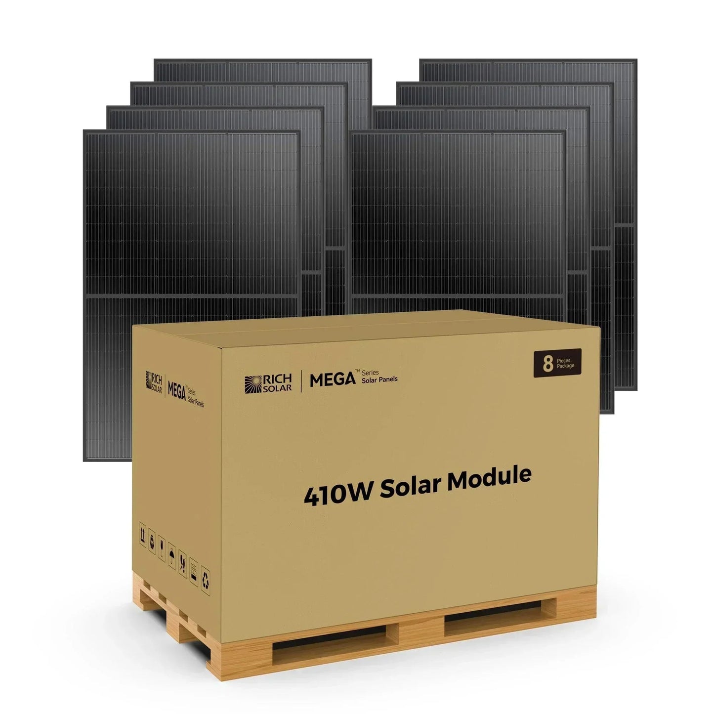 Rich Solar MEGA 410 Watt Solar Panel | Premium Grid-tie or Off-grid Solar Panel for Residential, Commercial, Agriculture