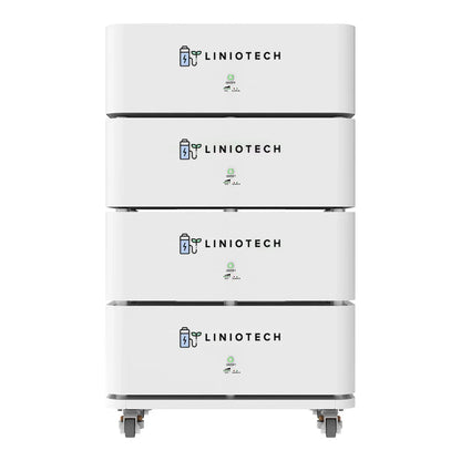 LINIOTECH 10kWh 200Ah 48V LiFePO4 Lithium Solar Battery Brick Stackable