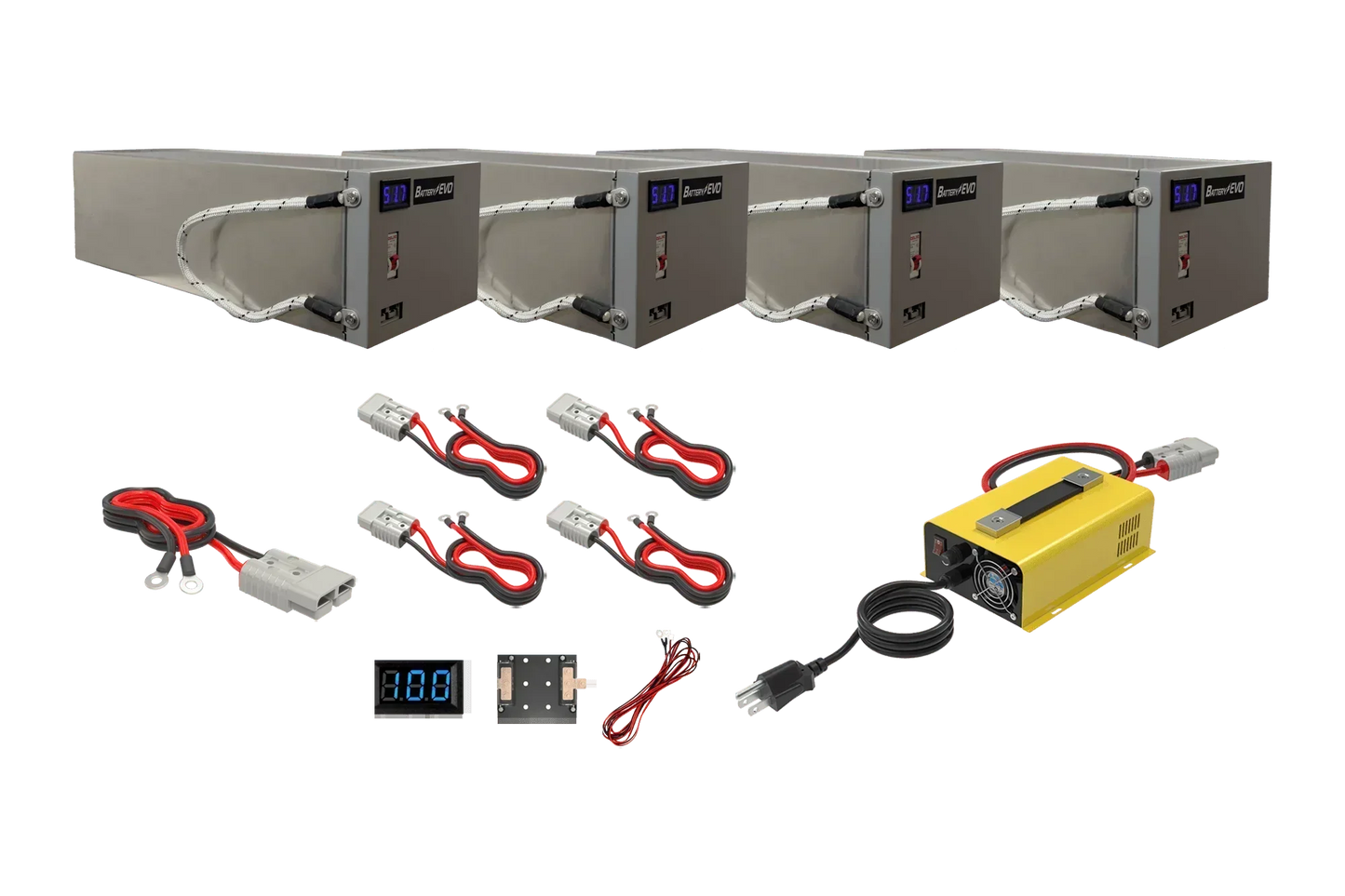 BatteryEVO 48V CHIHUAHUA 4x Battery Kit (160Ah - 8 kWh)